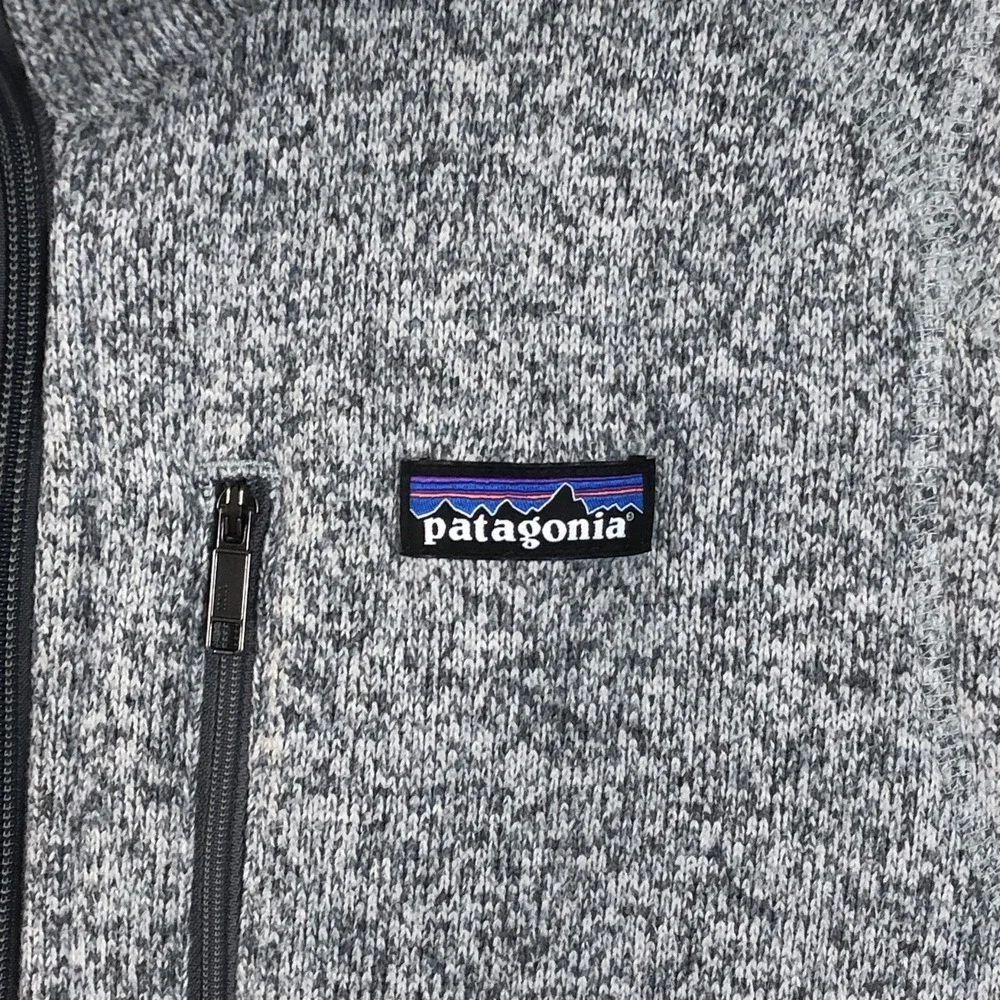 Patagonia Full-Zip Fleece Vest Men's Sz M Heather Gray Outdoor